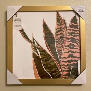 Snake plant 12x12 wall art